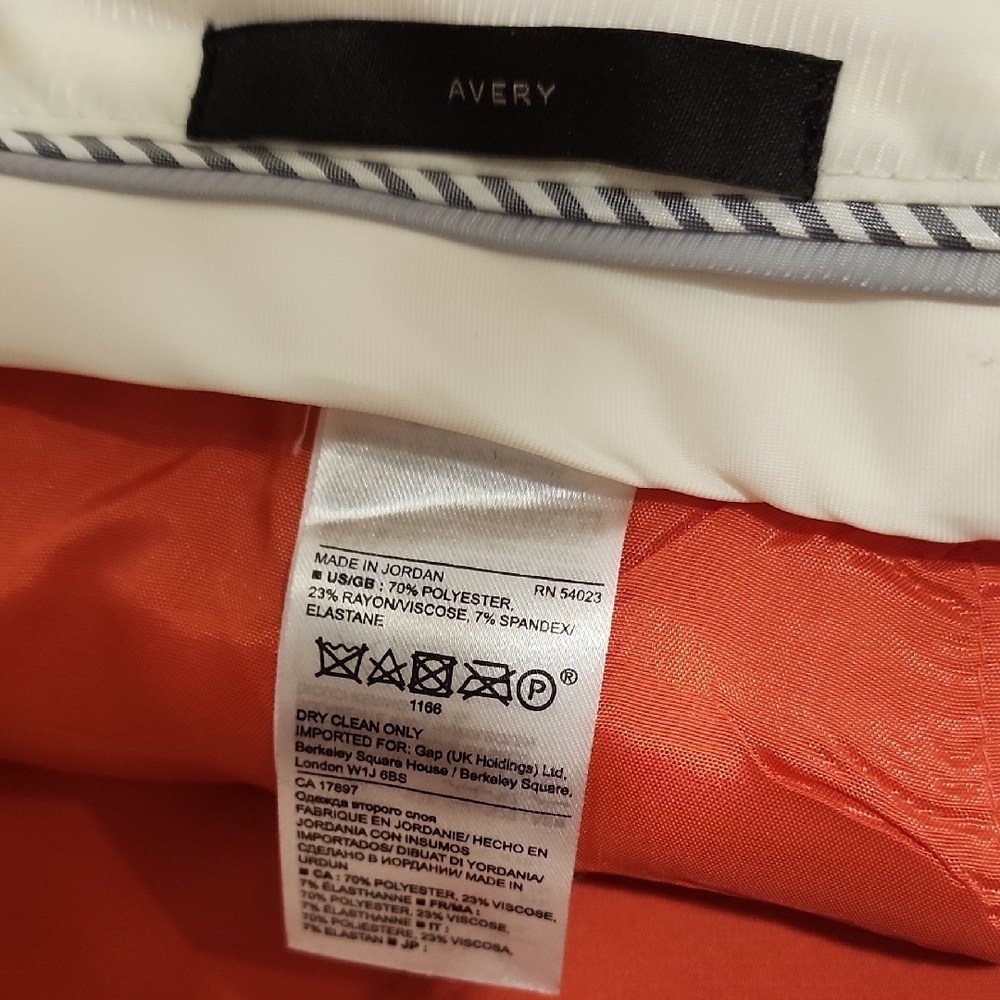Banana Republic Avery Woman's Coral Pants - Picture 3 of 7